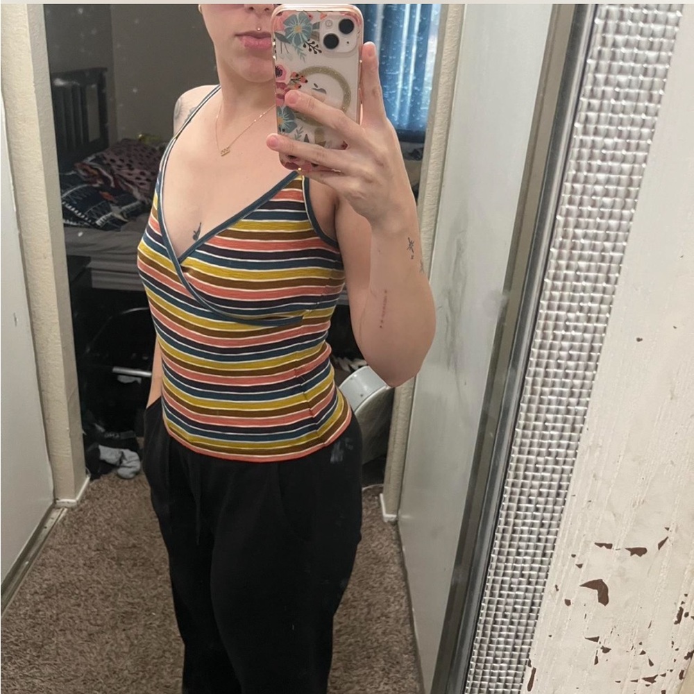 XXS Madewell multicolored tank top - Picture 3 of 3